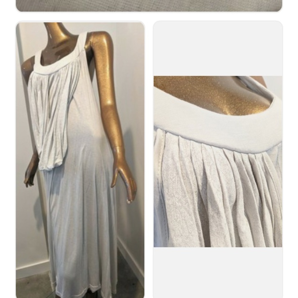 Cheap Monday Light Gray Sleeveless Midi Dress NWT - Picture 2 of 7